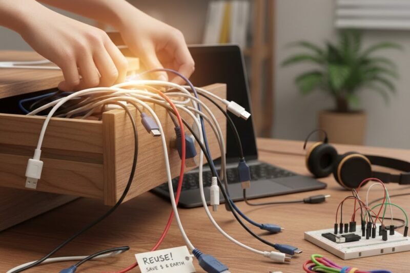 Don’t Toss Old USB Cables: 10 Smart Ways to Reuse Them