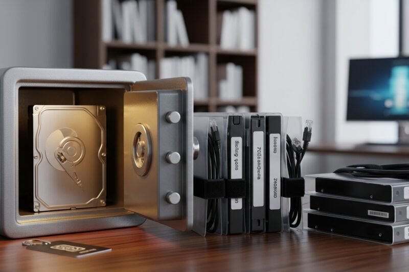 Not a Drawer, Not a Bin: This is the Least Depth Place to Store Old Hard Drives