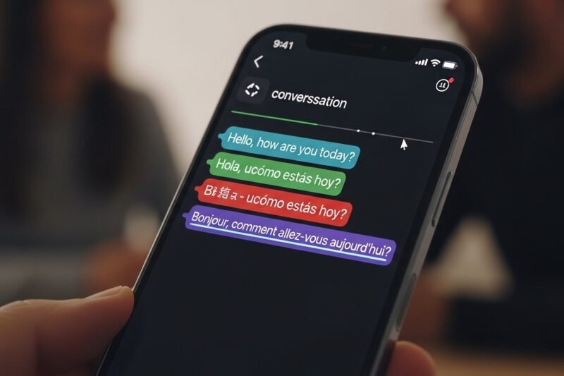 This Instagram iPhone App can automatically transcribe a conversation in 100 languages