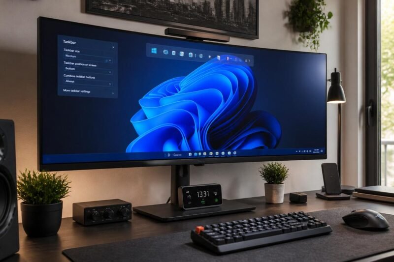 The New Taskbar in Windows 11 Can Be Resized and Moved; What You Should Know